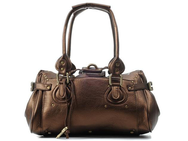 Chloe Paddington Calf Leather Satchel Coffee